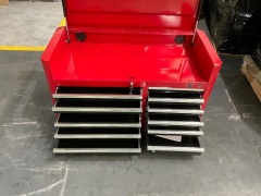 41 Inch 12 Drawer Tool Chest - Red/Black (Tools NOT included) - 4