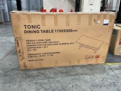 Tonic Dining Table, Gunmetal Grey - 2