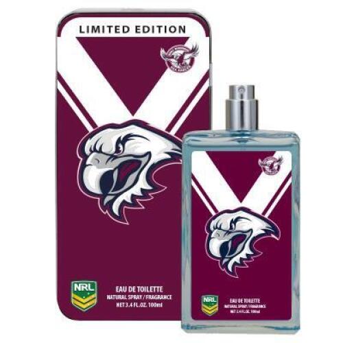 NRL Fragrance Manly Warringah Sea Eagles Eau De Toilette 100ml Spray 2018