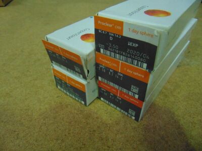 5 x CooperVision Proclear 30-Day -3.50 Exp. 2020/04 onwards