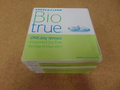 3 x Bausch & Lomb BioTrue ONEday Lenses 90-pack -3.00 Exp. 2020/12