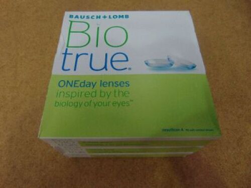 3 x Bausch & Lomb BioTrue ONEday Lenses 90-pack -2.75 Exp. 2021/01
