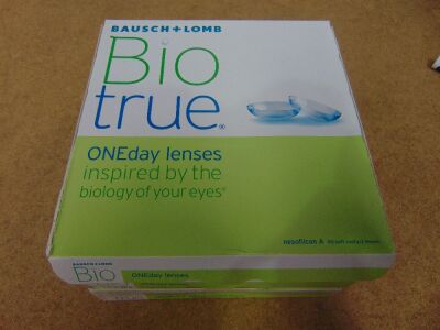 3 x Bausch & Lomb BioTrue ONEday Lenses 90-pack -1.50 Exp. 2020/11 onwards