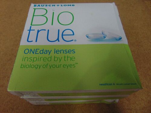 3 x Bausch & Lomb BioTrue ONEday Lenses 90-pack -7.00 Exp. 2020/8 onwards
