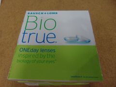 3 x Bausch & Lomb BioTrue ONEday Lenses 90-pack -7.50 Exp. 2020/3 onwards