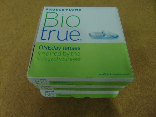 3 x Bausch & Lomb BioTrue ONEday Lenses 90-pack -5.50 Exp. 2020/11