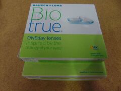 3 x Bausch & Lomb BioTrue ONEday Lenses 90-pack -1.25 Exp. 2020/06 onwards