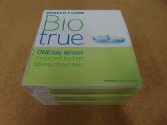 3 x Bausch & Lomb BioTrue ONEday Lenses 90-pack -3.75 Exp. 2020/10 onwards