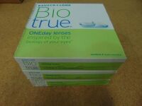 3 x Bausch & Lomb BioTrue ONEday Lenses 90-pack -2.75 Exp. 2021/1 onwards