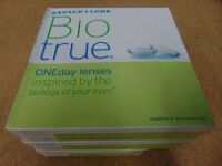 3 x Bausch & Lomb BioTrue ONEday Lenses 90-pack -2.75 Exp. 2021/1