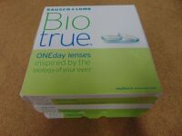 3 x Bausch & Lomb BioTrue ONEday Lenses 90-pack -8.00 Exp. 2019/11 onwards