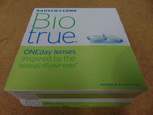 3 x Bausch & Lomb BioTrue ONEday Lenses 90-pack -8.50 Exp. 2020/06