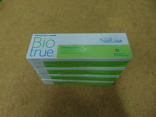 4 x Bausch & Lomb BioTrue S ONEday 30-pack -6.00 Exp. 2020/11
