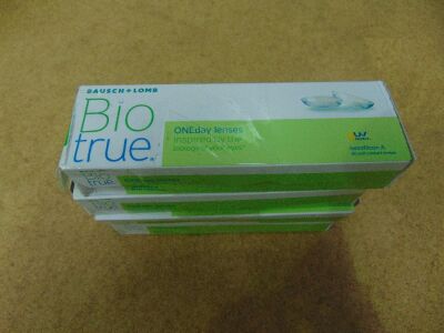 4 x Bausch & Lomb BioTrue S ONEday 30-pack -5.75 Exp. 2020/06