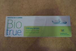 4 x Bausch & Lomb BioTrue S ONEday 30-pack -3.25 Exp. 2020/12 onwards