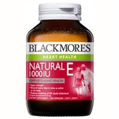 5 x Blackmores Natural Vitamin E 1000IU 100 Capsules