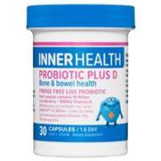 5 x Inner Health Probiotic Plus D 30 Capsules