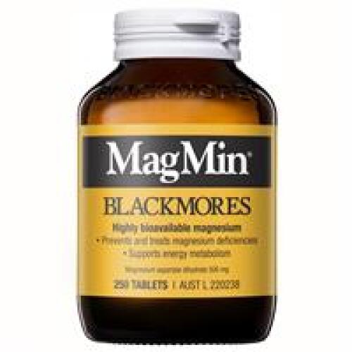 4 x Blackmores Magmin 500mg 250 Tablets