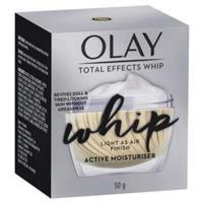 4 x Olay Total Effects Whip Face Cream Moisturiser 50g