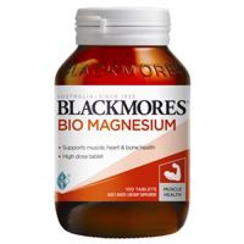 4 x Blackmores Bio Magnesium 100 Tablets