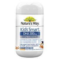 6 x Nature's Way Kids Smart DHA 300mg Triple Strength 50 Soft Capsules