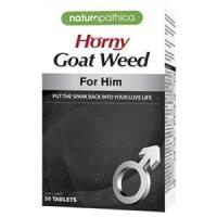 3 x Naturopathica Horny Goat Weed for Him 50 Tablets