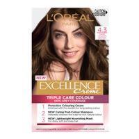 5 x L'Oreal Paris Excellence 4.3 Dark Golden Brown