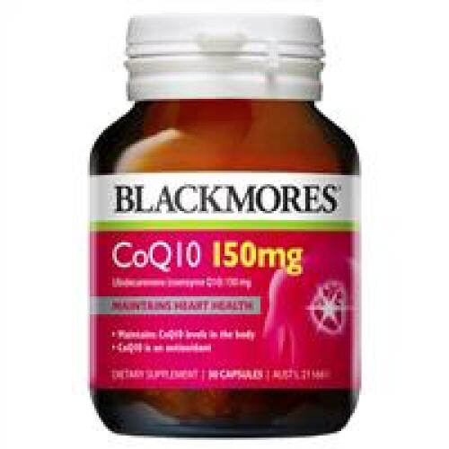 4 x Blackmores CoQ10 150mg High Potency 30 Capsules