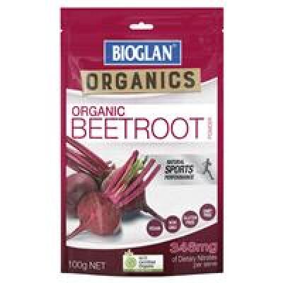 5 x Bioglan Organic Beetroot Powder 100g