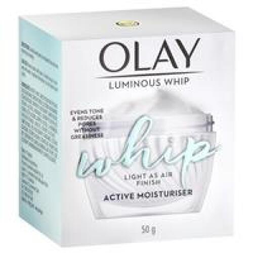 2 x Olay Luminous Whip Face Cream Moisturiser 50g
