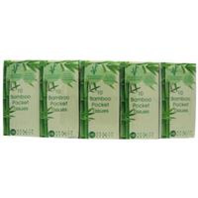 49 x Health & Beauty Bamboo Pocket Tissues 10 Pack 3 Ply