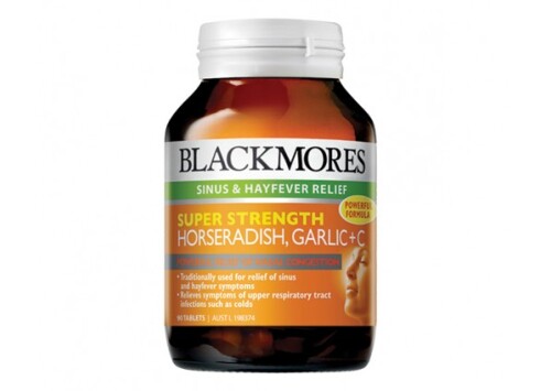 3 x Blackmores Super Strength Horseradish Garlic + C 90 Tablets