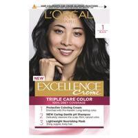 4 x L'Oreal Paris Excellence 1 Black