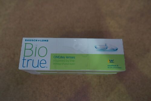 3 x Bausch & Lomb BioTrue S ONEday 30-pack -2.50 Exp. 2020/12