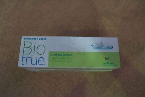 3 x Bausch & Lomb BioTrue S ONEday 30-pack -2.50 Exp. 2020/12