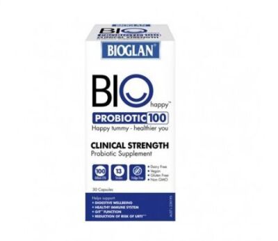 Bioglan Biohappy Probiotic 100 Billion 30 Capsules x 1, Bioglan Bio Happy Probiotic 50B 30 Capsules x 1