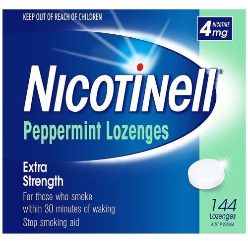 3 x Nicotinell Lozenges Mint 4mg 144 Exclusive Size