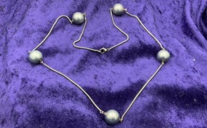 Sterling Silver & Freshwater Pearl Necklace