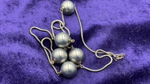 Sterling Silver & Freshwater Pearl Necklace - 2