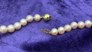 45cm Strand of Pink Freshwater Pearls - 4