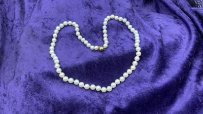 45cm Strand of Japanese Pearls- Ikecho Akoya