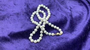 45cm Strand of Japanese Pearls- Ikecho Akoya - 2