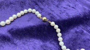 45cm Strand of Japanese Pearls- Ikecho Akoya - 3