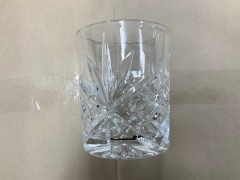 22x Mixed Crystal & Cut Glass Tumblers - 18