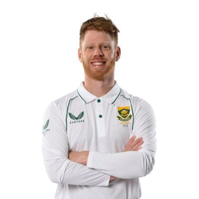 Kyle Verreynne South African Cricket Team Signed Pink Baggy