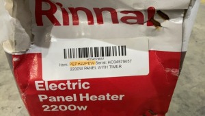 Rinnai PEPH Series 2200W Electric Panel Heater PEPH22PEW - 4