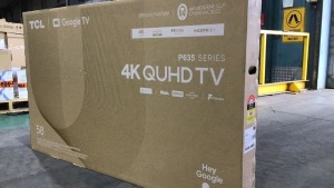 TCL 58 inch QUHD 4K HDR Google TV 58P635 - 4