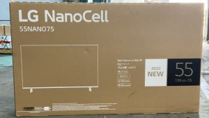 LG 55 inch NANO75 4K Smart NanoCell TV 55NANO75SQA - 4