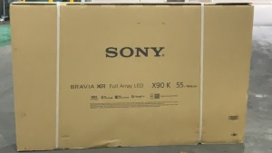 Sony 55 inch X90K BRAVIA XR Full Array LED 4K Ultra HD HDR Smart TV (Google TV) XR55X90K - 4