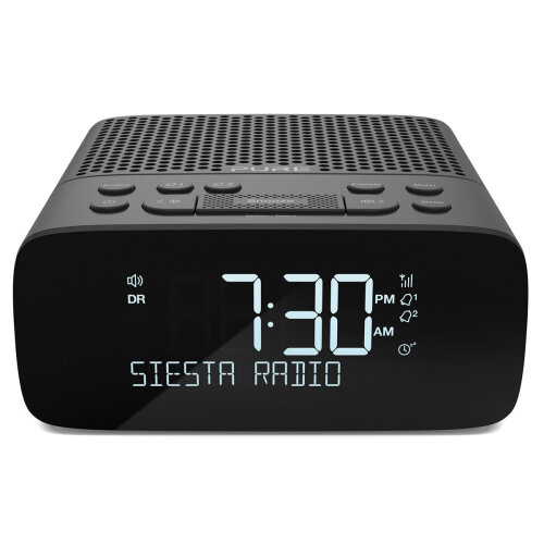 Pure Siesta S2 DAB+ and FM Radio Alarm Clock Black 151118